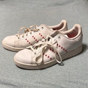 Adidas Women's Limited Edition Stan Smith “Valentines Day” heart sneakers